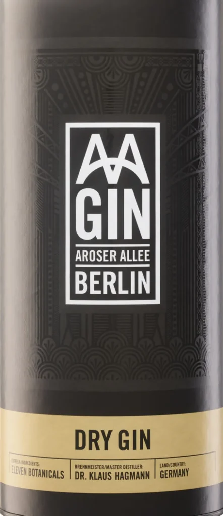 Gin & Vodka>AASPIRITS »AAGIN« Dry Gin im Set mit AAGIN Glas
