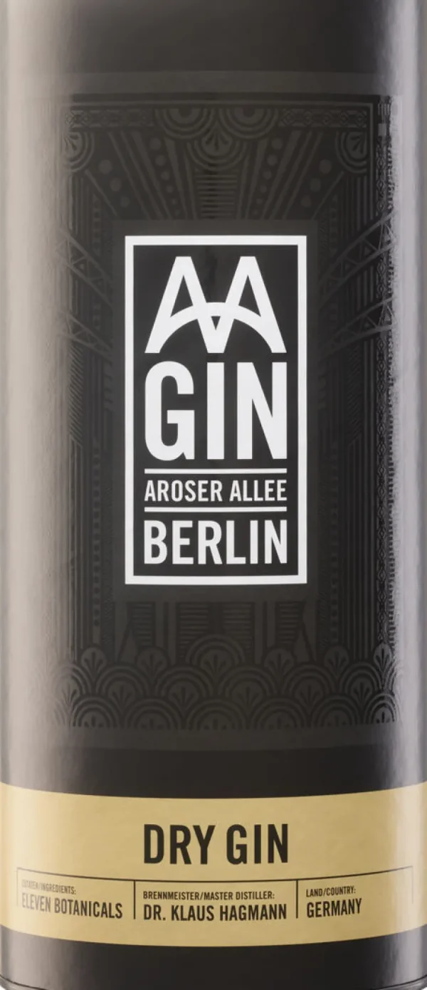 Gin & Vodka>AASPIRITS »AAGIN« Dry Gin im Set mit AAGIN Glas
