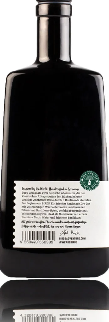 Gin & Vodka>BIRDS Dry Gin »Adventure Case« von