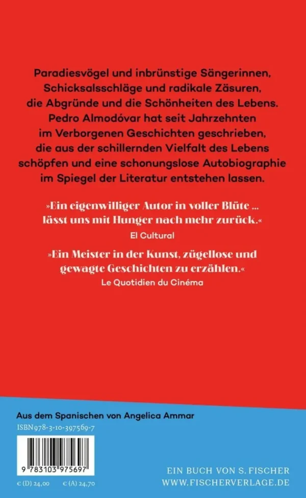 Romane>ZEIT Buchhandlung Almodóvar, P: Der letzte Traum
