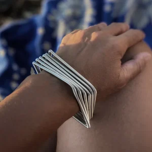 Armreife>la molla Armband »Square«