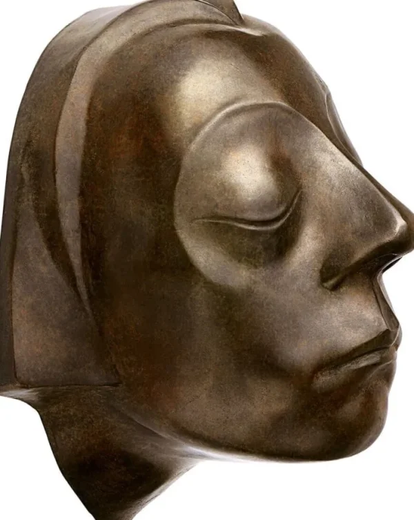 Alle Skulpturen | Bronze>Ars mundi Barlach, Ernst: Wandobjekt »Kopf des Güstrower Ehrenmals«