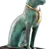 Kunstbronze & Stahl>Ars mundi Bastet-Katze mit Collier