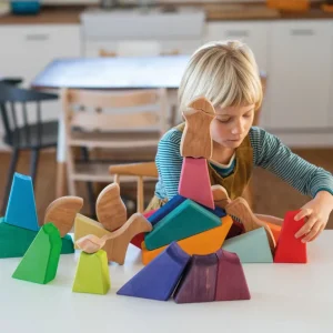Holzspielzeug>GRIMM’S Bauspiel »Regenbogenlöwe«