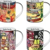 Keramik & Gläser>Ars mundi 4 Becher »Magic Mugs 2021« im Set nach Hundertwasser