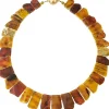 Goldschmiedeschmuck>Ars mundi Bernsteincollier »Amber«