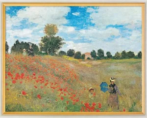 Alle Werke>Ars mundi Bild »Mohnfeld bei Argenteuil«, gerahmt
