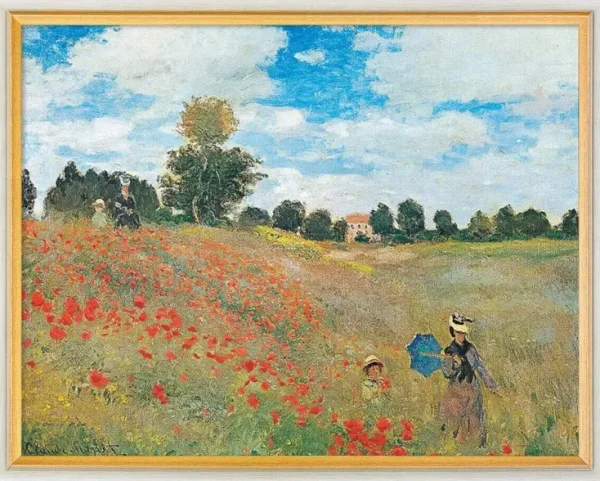 Alle Werke>Ars mundi Bild »Mohnfeld bei Argenteuil«, gerahmt