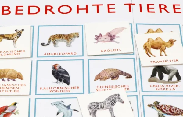 Spiele & Puzzle | Spiele Für Kinder>Laurence King Verlag Bingo »Bedrohte Tiere«