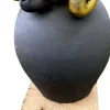 Gartendekoration | Alle Skulpturen>Ars mundi Boerner, Susanne: Gartenstele »Hauswächter Widder II«