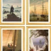 Alle Werke>Ars mundi Caspar David Friedrich: ​ 4 Bilder im Set