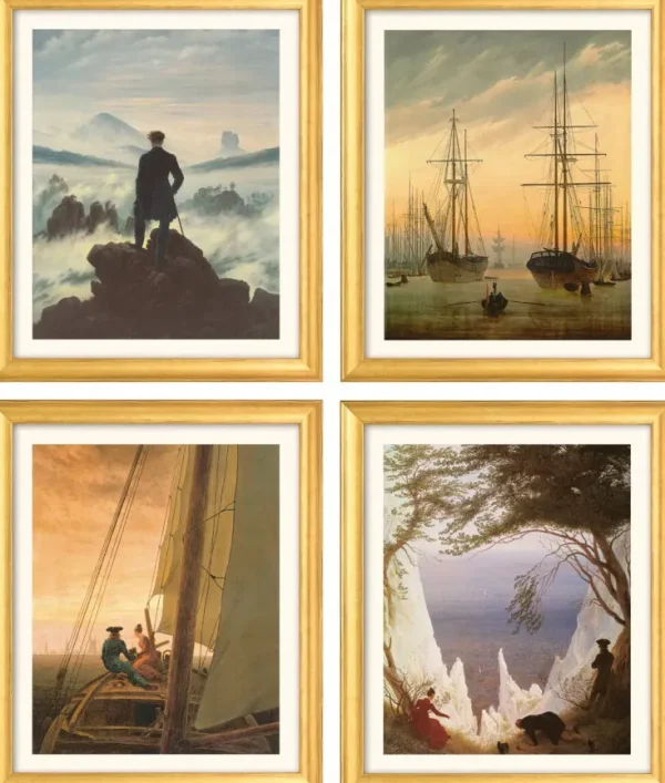 Alle Werke>Ars mundi Caspar David Friedrich: ​ 4 Bilder im Set