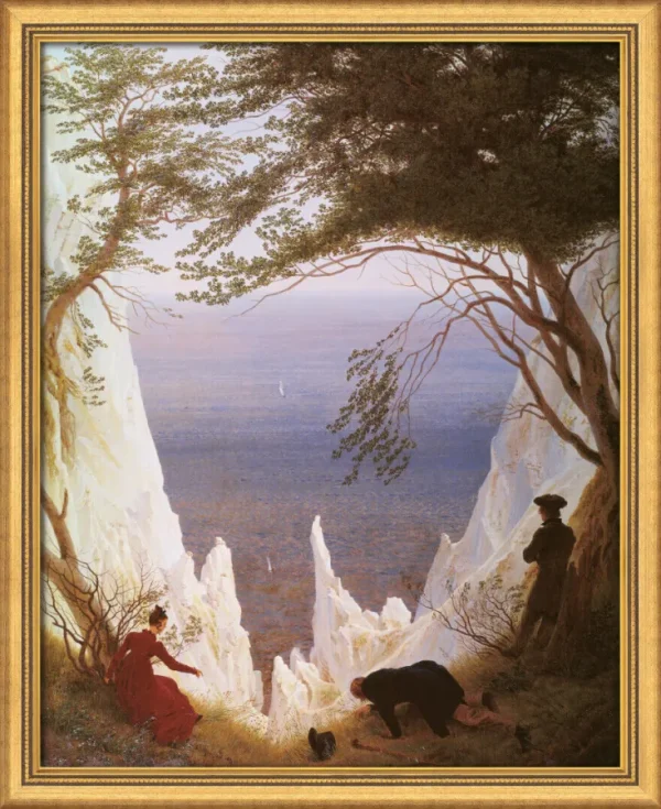 Alle Werke>Ars mundi Caspar David Friedrich: Bild »Kreidefelsen auf Rügen« (1818), gerahmt