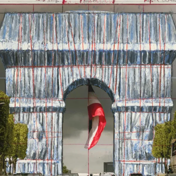 Alle Werke>Christo : Arc de Triomphe IV, Project for Paris