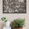 Wandbilder & Wanddekoration>City Shapes Citymap »Dortmund« aus Holz
