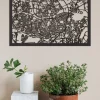 Wandbilder & Wanddekoration>City Shapes Citymap »Essen« aus Holz