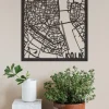 Wandbilder & Wanddekoration>City Shapes Citymap »Köln« aus Holz
