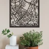 Wandbilder & Wanddekoration>City Shapes Citymap »Stuttgart« aus Holz
