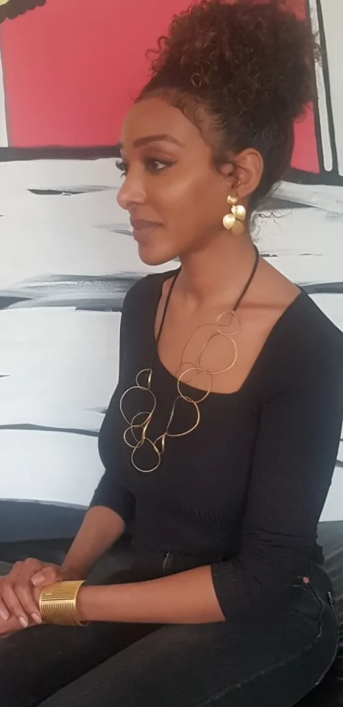 Goldschmiedeschmuck>Maria Rzewuska Collier »Elena« Silberringe