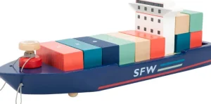 Holzspielzeug>Small Foot Container Terminal mit Zubehör