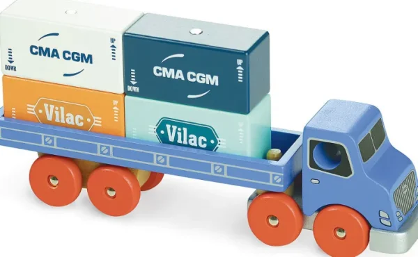 Holzspielzeug>VILAC Container-LKW aus Holz »ity«