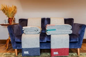 Decken & Kissen>Tweedmill Decke »Crossweave«