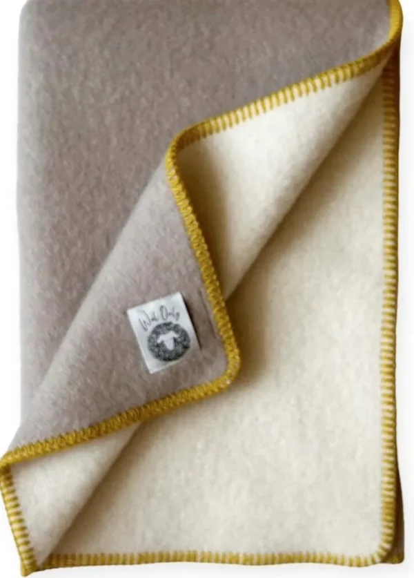 Decken & Kissen>Wool Only Decke »Doubleface«