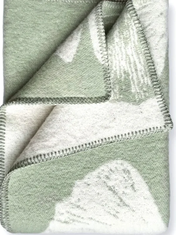 Decken & Kissen>Wool Only Decke »Ginkgo«