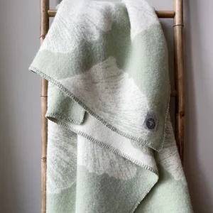 Decken & Kissen>Wool Only Decke »Ginkgo«