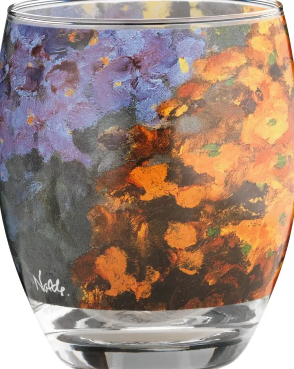 Keramik & Gläser>Ars mundi Drei Teelichtgläser »Blumen«, nach Emil Nolde