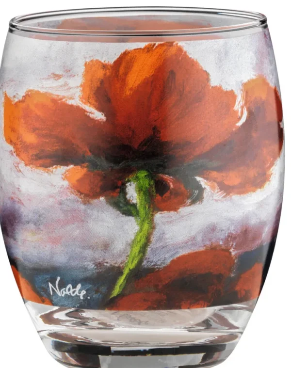 Keramik & Gläser>Ars mundi Drei Teelichtgläser »Blumen«, nach Emil Nolde