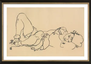 Alle Werke>Ars mundi Egon Schiele: Bild »Liegende« (1918)