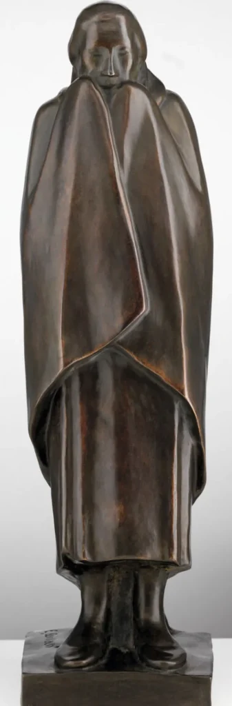 Alle Skulpturen | Bronze>Ars mundi Ernst Barlach: Skulptur »Frierendes Mädchen«