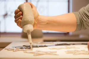 Dekoration & Vasen>Silke Decker 6er-Set Porzellanvögel