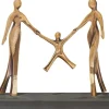 Kunstbronze & Stahl | Motivation & Liebe>Ars mundi Esposto, Bernardo: Skulptur »Glückliche Familie«