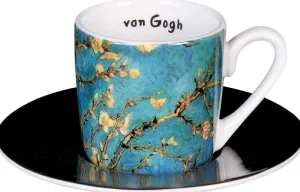 Keramik & Gläser>Ars mundi 4 Espressotassen mit Künstlermotiven nach van Gogh