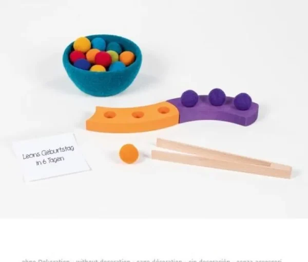 Holzspielzeug | Spiele Für Kinder>GOKI Farbsortierspiel und Adventsspirale