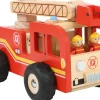 Weihnachtsgeschenke | Holzspielzeug>Small Foot Feuerwehrauto mit Drehleiter