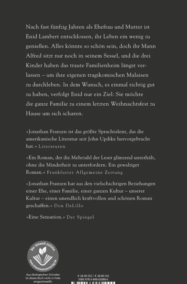 Romane>ZEIT Buchhandlung Franzen, J: Korrekturen