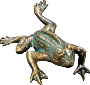 Gartendekoration | Alle Skulpturen>Ars mundi Gartenskulptur »Kletterfrosch«