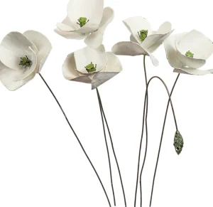 Gartendekoration>Ars mundi Gartenstecker »Weißer Mohn«
