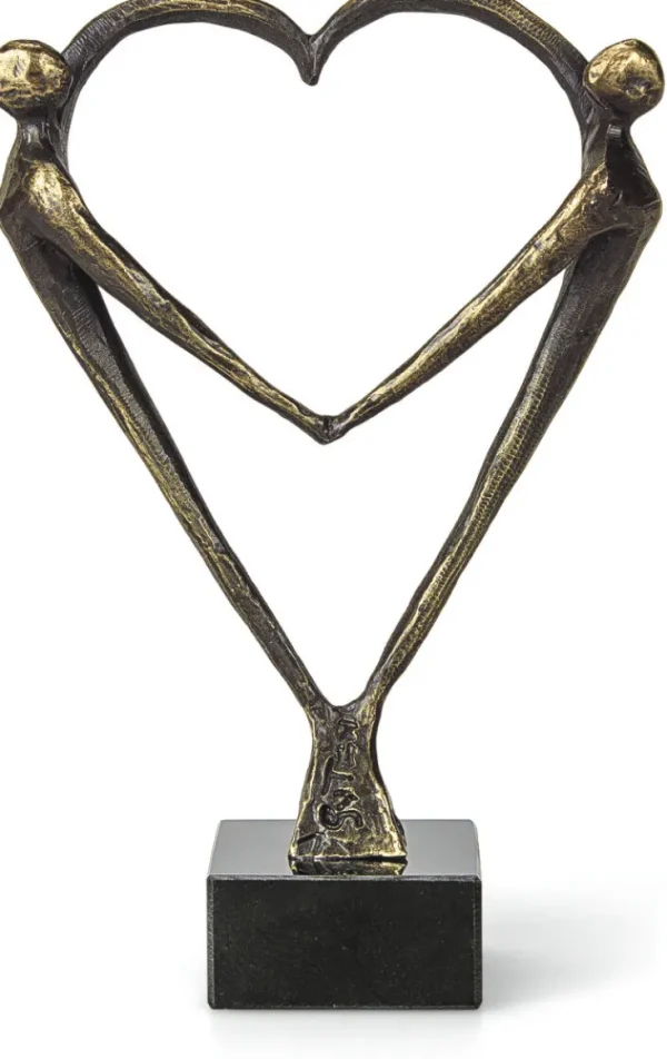 Kunstbronze & Stahl | Motivation & Liebe>Ars mundi Gerard: Skulptur »Mit Herz«