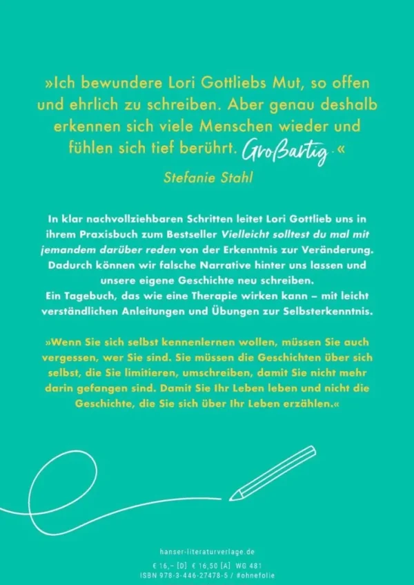 Sachbücher>ZEIT Buchhandlung Gottlieb, L: Vielleicht solltest Du mal mit jemanden darüber reden (Arbeitsbuch)