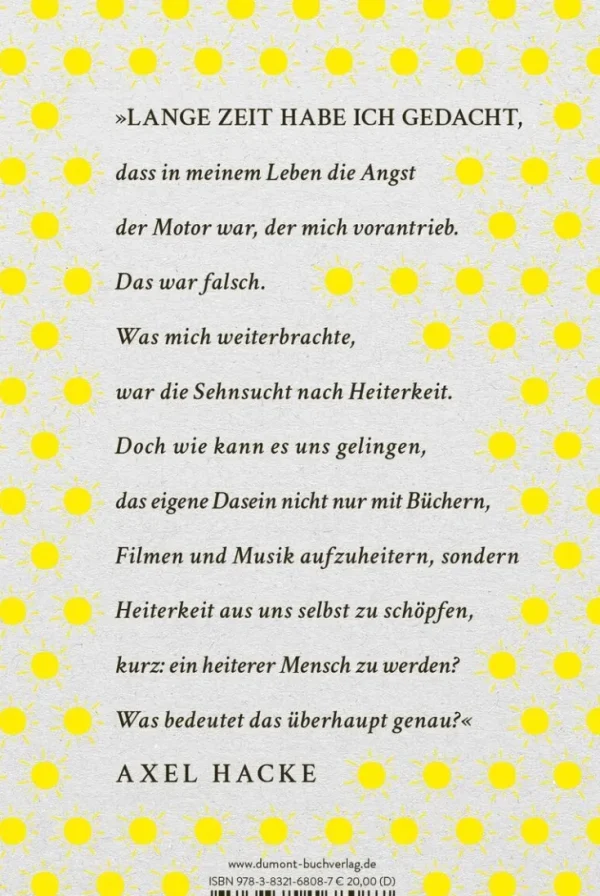 Sachbücher>ZEIT Buchhandlung Hacke, Axel: Über die Heiterkeit