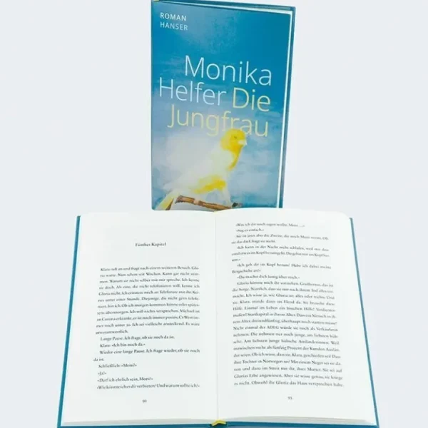 Romane>ZEIT Buchhandlung Helfer, Monika: Die Jungfrau