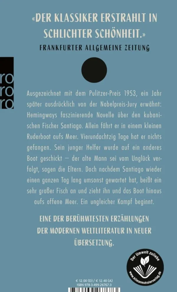 Romane>ZEIT Buchhandlung Hemingway, E: Der alte Mann und das Meer