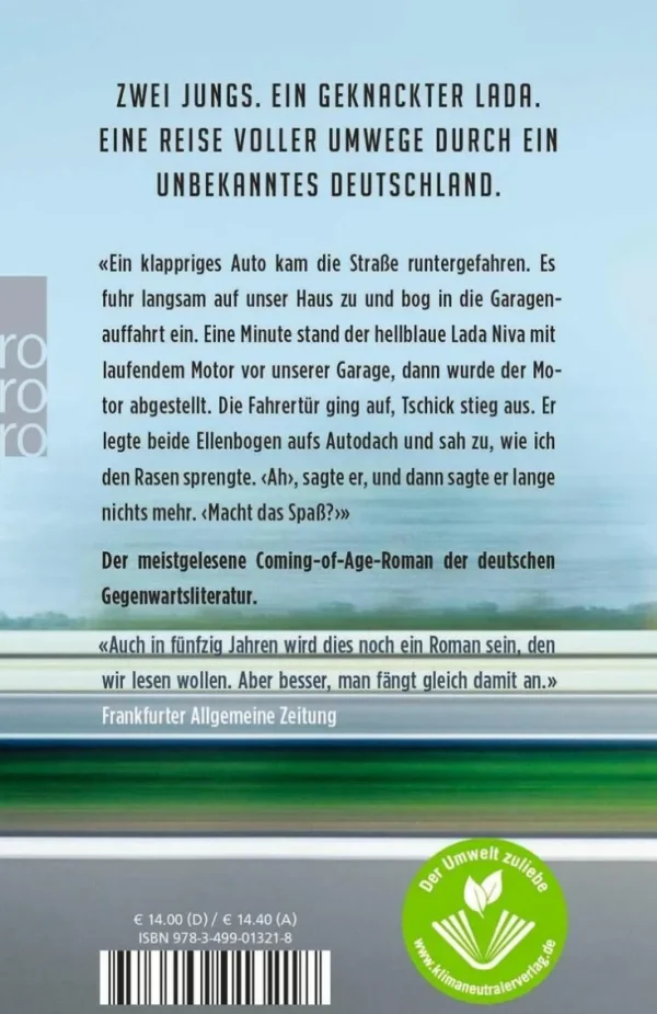 Romane>ZEIT Buchhandlung Herrndorf, W: Tschick