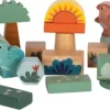 Holzspielzeug>Small Foot Holzbausteine »Dino«