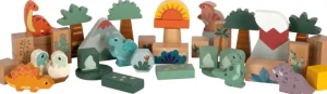 Holzspielzeug>Small Foot Holzbausteine »Dino«
