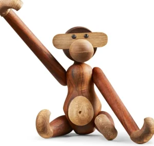 Dekoration & Vasen>Kay Bojesen / Rosendahl Holzfigur »Affe« von Kay Bojesen